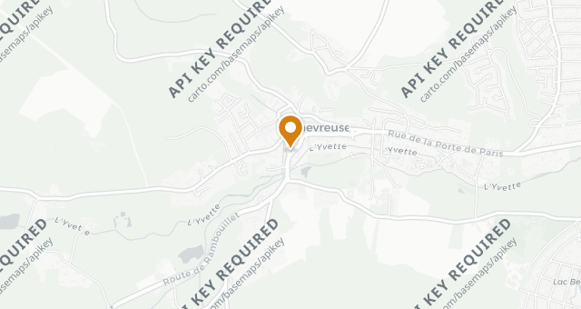 Map showing Le Clos de Chevreuse