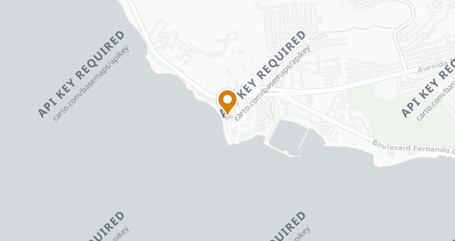 Map showing Restaurante Punta Morro