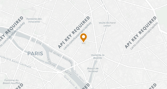Map showing L'Ambroisie