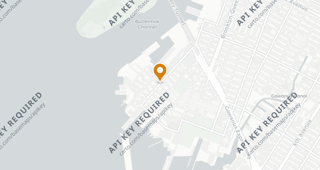 Map showing Red Hook Tavern