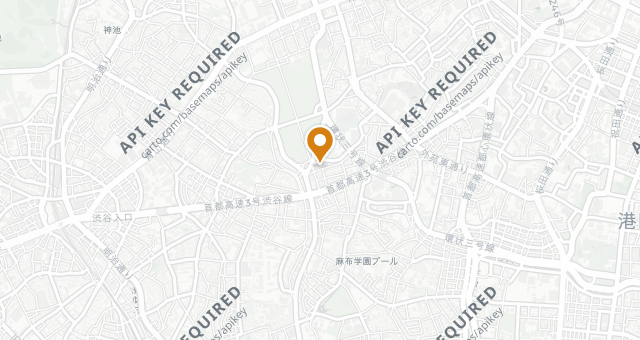Map showing Nishiazabu Noguchi