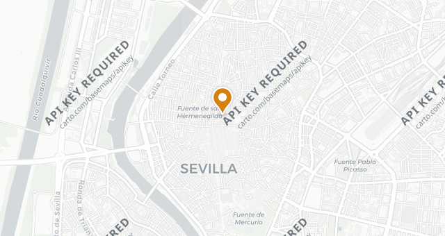 Map showing Cañabota