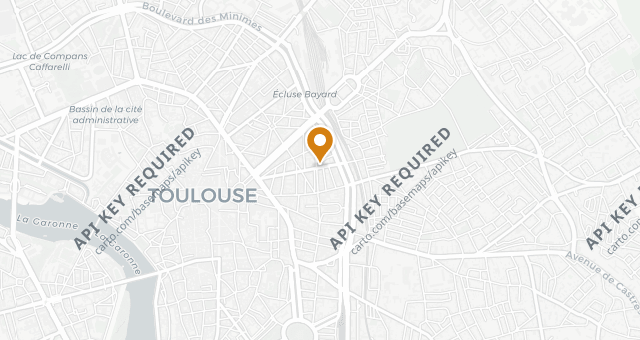 Map showing Bistrot August