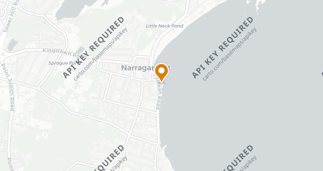 Map showing The Coast Guard House Restaurant