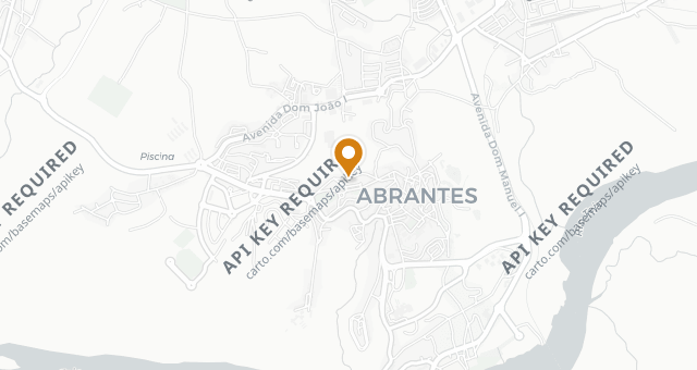 Map showing A Velha