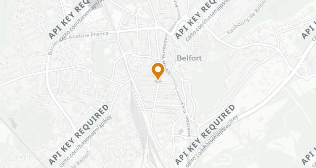 Map showing Le Lien