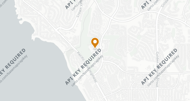 Map showing Bourbon Steak Orange County