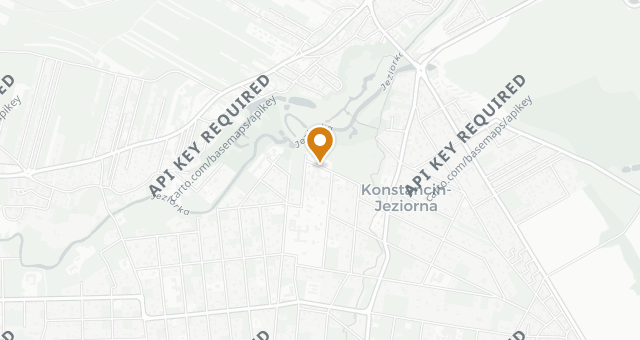 Map showing Różana Konstancin