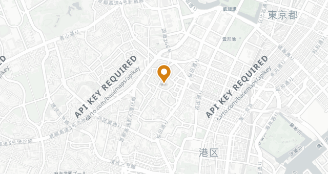Map showing Yamazato Tokyo