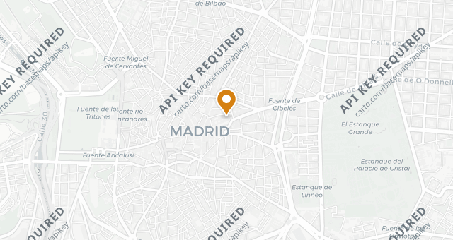 Map showing Paco Roncero