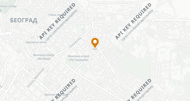Map showing RESTORAN RUZMARIN