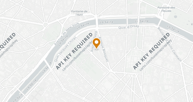 Map showing Bistrot des Fables