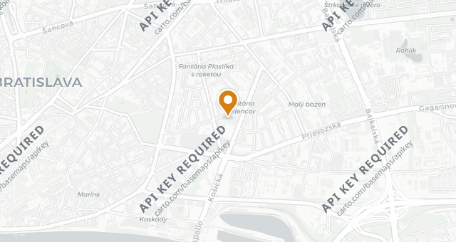 Map showing Bistro St. Germain