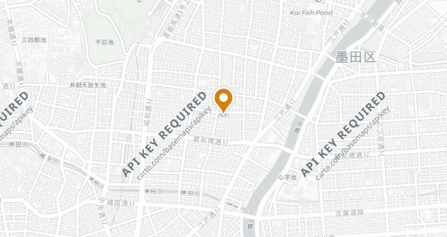 Map showing Tempura Shimomura