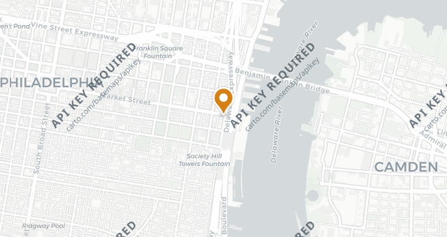 Map showing La Famiglia Ristorante