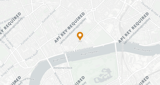 Map showing Restaurant Gordon Ramsay
