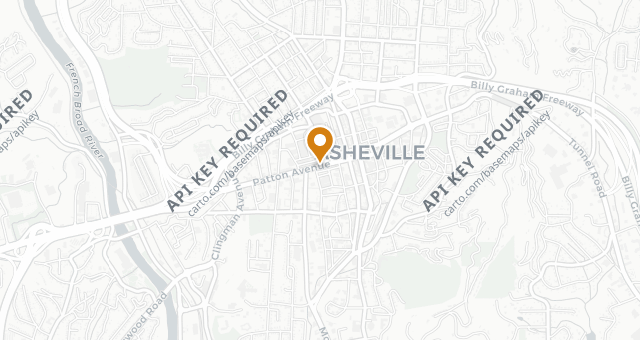 Map showing Addissae Ethiopian Restaurant