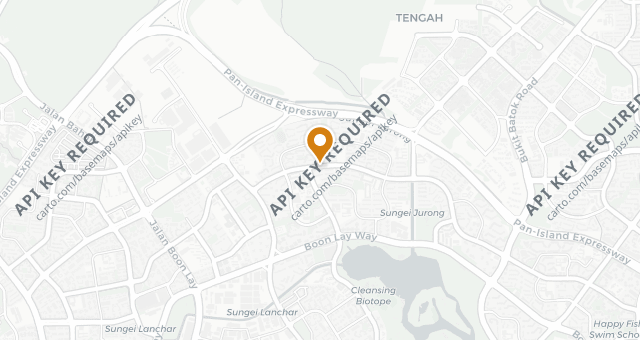 Map showing The Black Tie