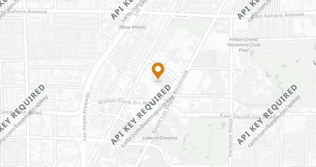 Map showing Wally's