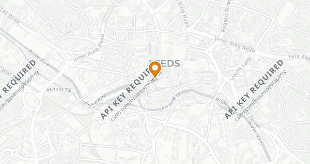 Map showing Bundobust Leeds