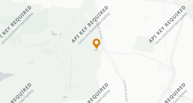 Map showing The Gunton Arms