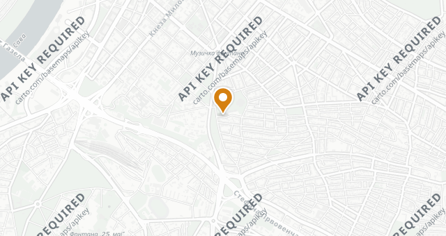 Map showing RESTORAN GILDA