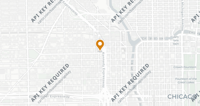 Map showing ROOP Chicago