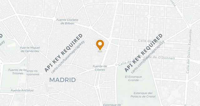 Map showing Corsario Madrid