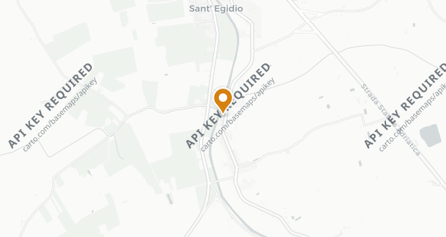 Map showing Trattoria Lanzagallo