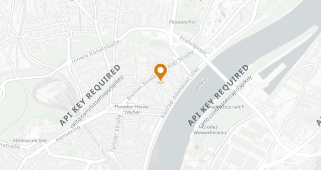 Map showing Gruber's Restaurant