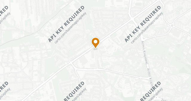 Map showing Otwarta Grill