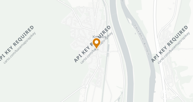 Map showing Le Petit Kembs