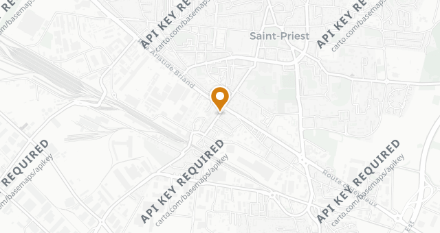 Map showing Le Restaurant