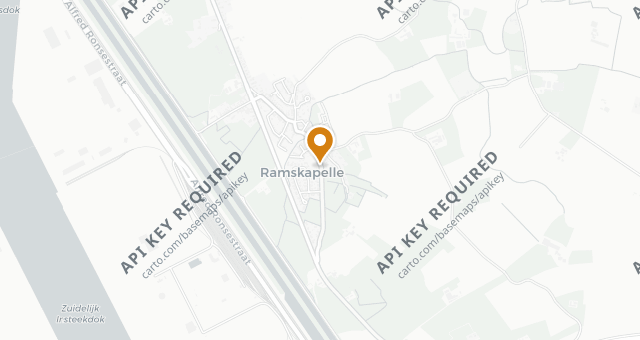 Map showing De Kruier
