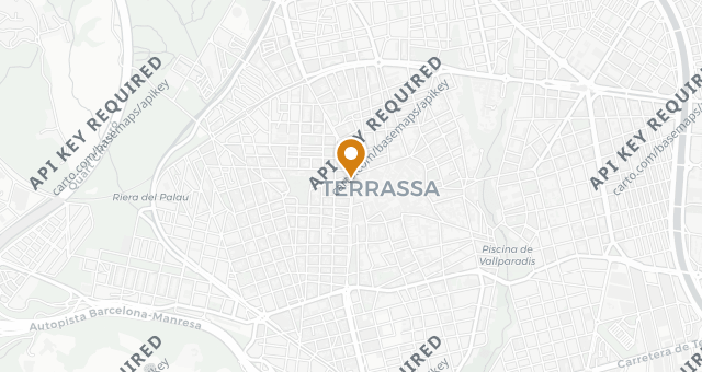 Map showing Casa Nita