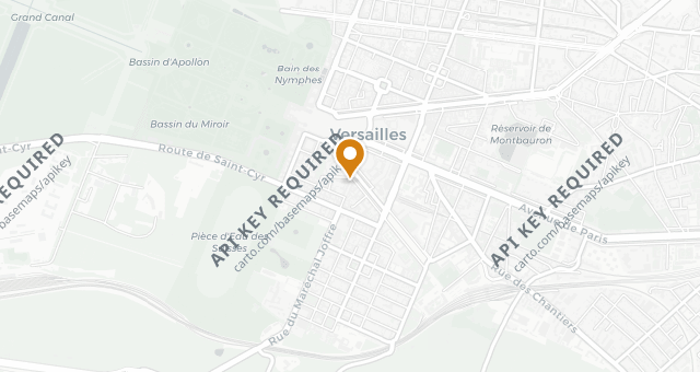 Map showing Le Bistrot du 11