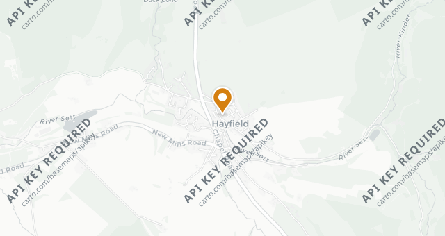 Map showing The Pack Horse