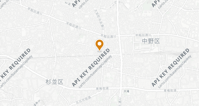 Map showing Tensuke