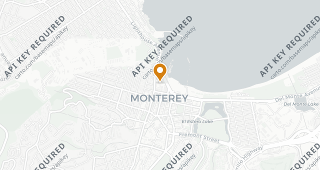 Map showing Jacks Monterey