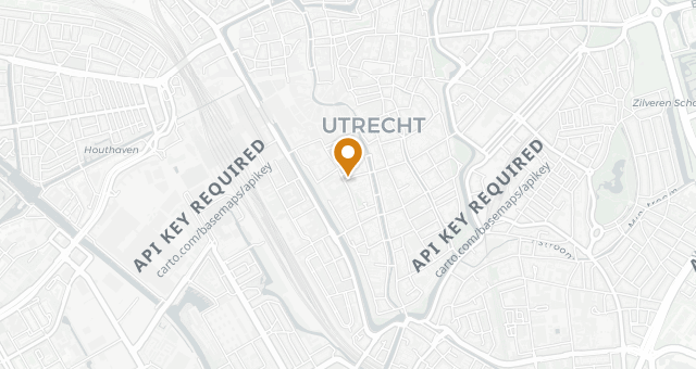 Map showing Restaurant Blauw Utrecht