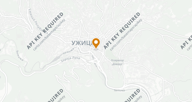 Map showing RESTORAN GOSTILJE