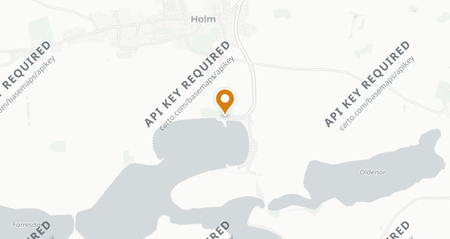 Map showing Amstrup & Vigen (Dyvig Badehotel)