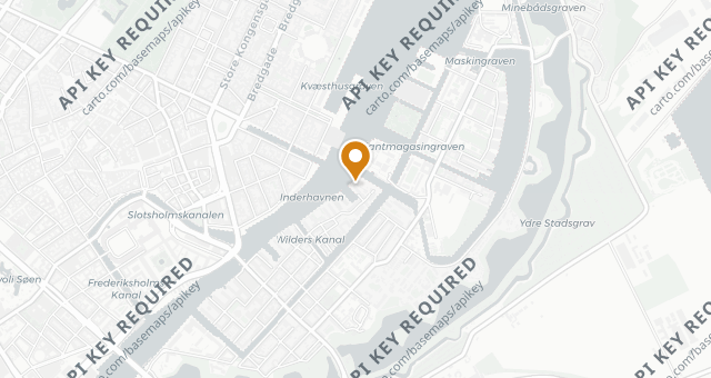Map showing Barr Kopenhagen