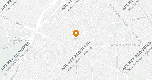 Map showing La Scène Thélème