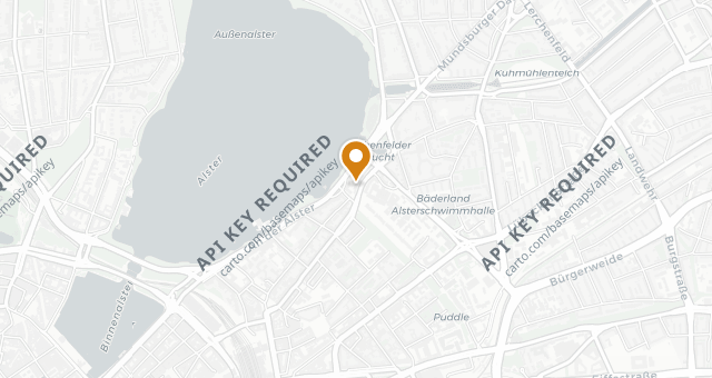 Map showing The Georg