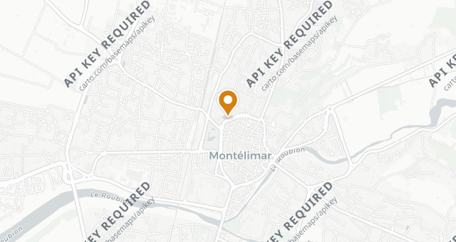 Map showing Le Moderne