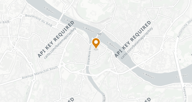Map showing Auberge du Cheval Blanc