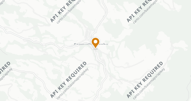 Map showing La Coccinella