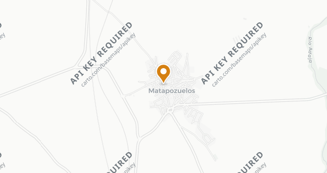 Map showing La Botica de Matapozuelos
