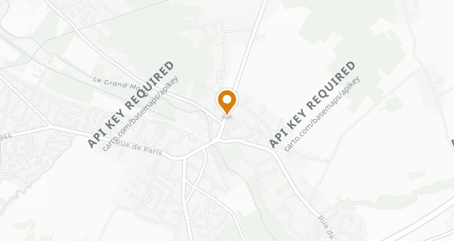 Map showing Auberge de la Brie